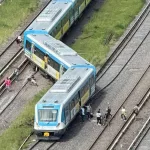 Descarriló una formación del tren Sarmiento en Liniers: hay 20 heridos