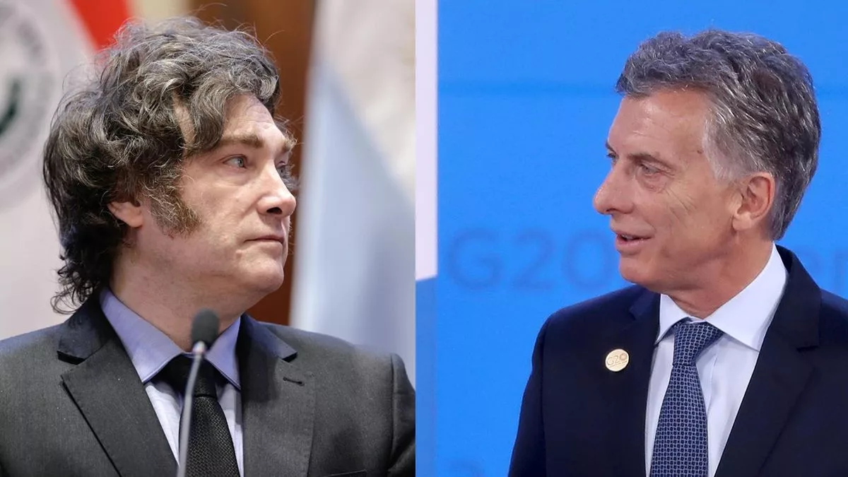 Javier Milei y Mauricio Macri