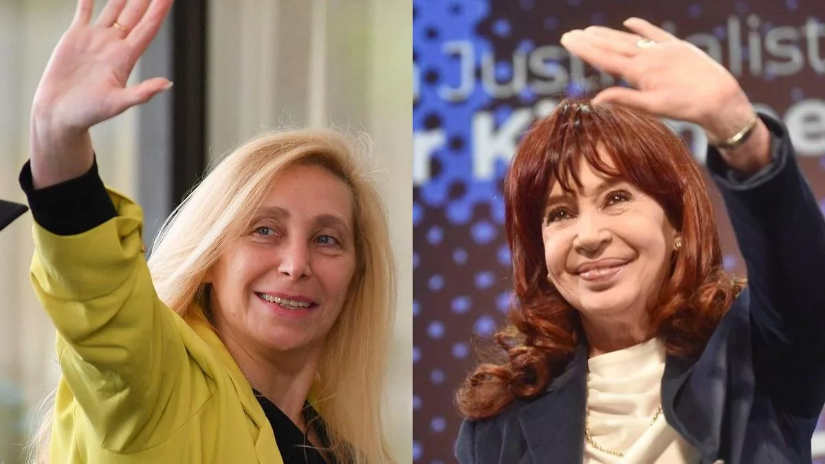 Karina Milei y Cristina Kirchner.