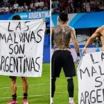 La historia de la bandera de Malvinas que terminó en manos de los jugadores argentinos y reavivó el conflicto con Reino Unido