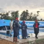 Brutal temporal de viento y lluvia arrancó un tinglado de un polideportivo en Córdoba: fue el segundo en pocos días