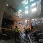 Derrumbe de un edificio en obras en el centro de Madrid: los bomberos hallan sin vida a dos de los cuatro desaparecidos
