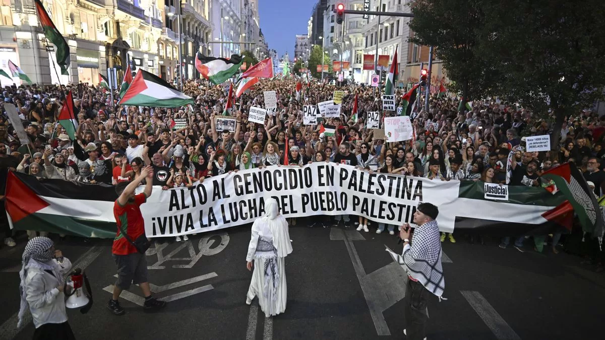 Manifestación en Madrid este sábado 4 de octubre por Palestina