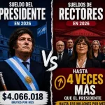 Milei comparó su salario con el de los rectores de universidades: “Cobran 4 veces más que el Presidente”.