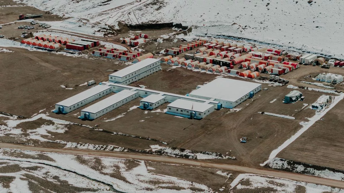 Los Azules en invierno.