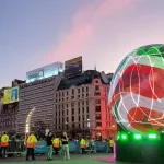 La Trionda iluminó el Obelisco: Argentina recibió la pelota del Mundial 2026