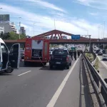 Violento choque en cadena en la General Paz dejó más de 10 heridos y un rescate en helicóptero