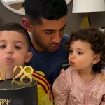 En plena recuperación, la tierna foto de Cuti Romero con sus hijos en su cumple 28