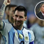El divertido cruce de Messi con Sofi Martínez en zona mixta: “Si te saludo porque te saludo…”