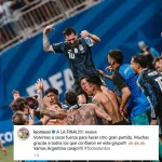 El posteo de Messi y las respuestas emotivas de Di María, Colapinto y Lisandro Martínez