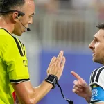 “No me faltes el respeto”, el cruce de Messi con el árbitro durante el encuentro ante Suiza