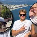 Paul Aron mostró sus exóticas vacaciones en Brasil: recorrió una favela y estuvo rodeado de monos