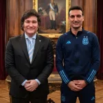 Milei: “Scaloni es un profesor de liderazgo” y su deseo de conocerlo más Tapia y “los manejos de AFA” que no le gustaron