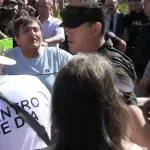 Incidentes en una protesta contra la reforma de Milei a la Ley de Discapacidad: “Está en silla de ruedas, no se puede defender”