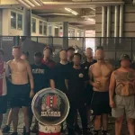 Maher Carrizo y su imponente foto con la barra del Ajax