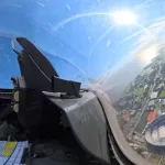 El vuelo de un F-16 desde adentro: así se ve desde la cabina de los nuevos aviones de combate al pasar por el cielo de Buenos Aires