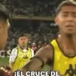Los picantes diálogos en el final del partido