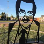 Insólita confusión en internet: un monumento a Alfonsín apareció en Google Maps nombrado como Saddam Hussein