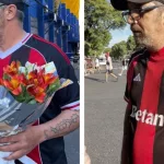 El descargo del hincha de River que fue viral en Olé por llevarle flores a Russo: “Muchos termos no entendieron el mensaje”