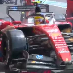Hubo sanción: Lewis Hamilton casi atropelló a un mecánico y la FIA bajó el martillo
