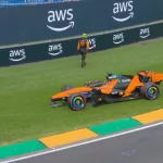 La figura que chocó antes del inicio del GP de Australia y se perdió la carrera