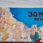 Polémica en Mar del Plata: tapan con pintura el mural de la memoria “30 mil motivos” realizado por un histórico artista local