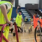 “Fúbol en andadores”, en el Polideportivo de Argentinos Juniors